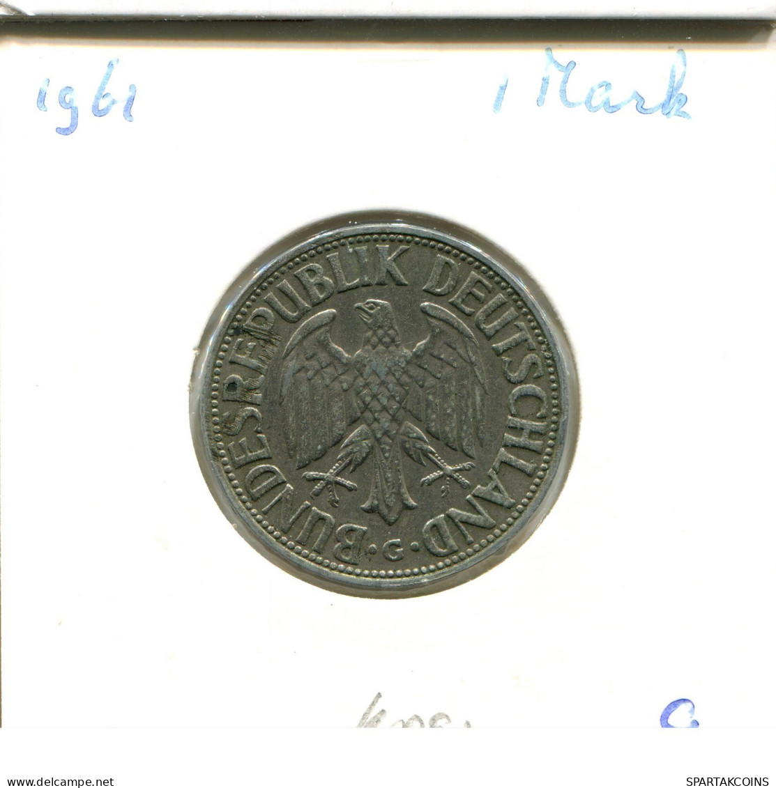 1 DM 1961 G BRD DEUTSCHLAND Münze GERMANY #DA835.D.A - 1 Mark