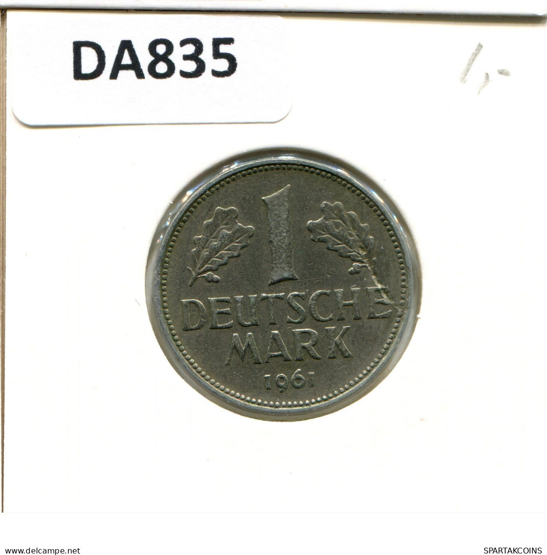 1 DM 1961 G BRD DEUTSCHLAND Münze GERMANY #DA835.D.A - 1 Mark