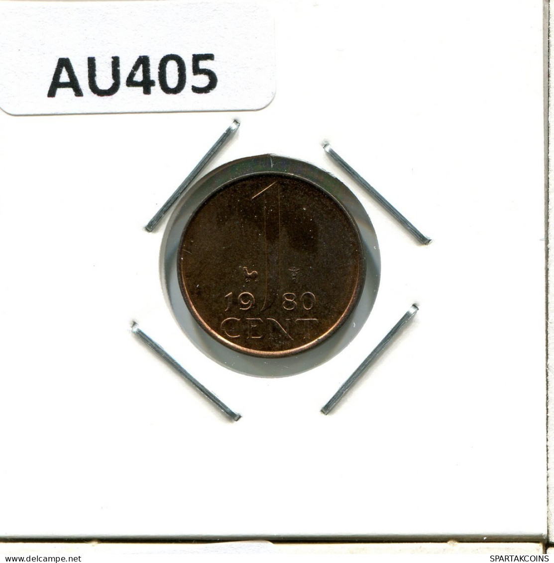 1 CENT 1980 NETHERLANDS Coin #AU405.U.A - 1948-1980 : Juliana