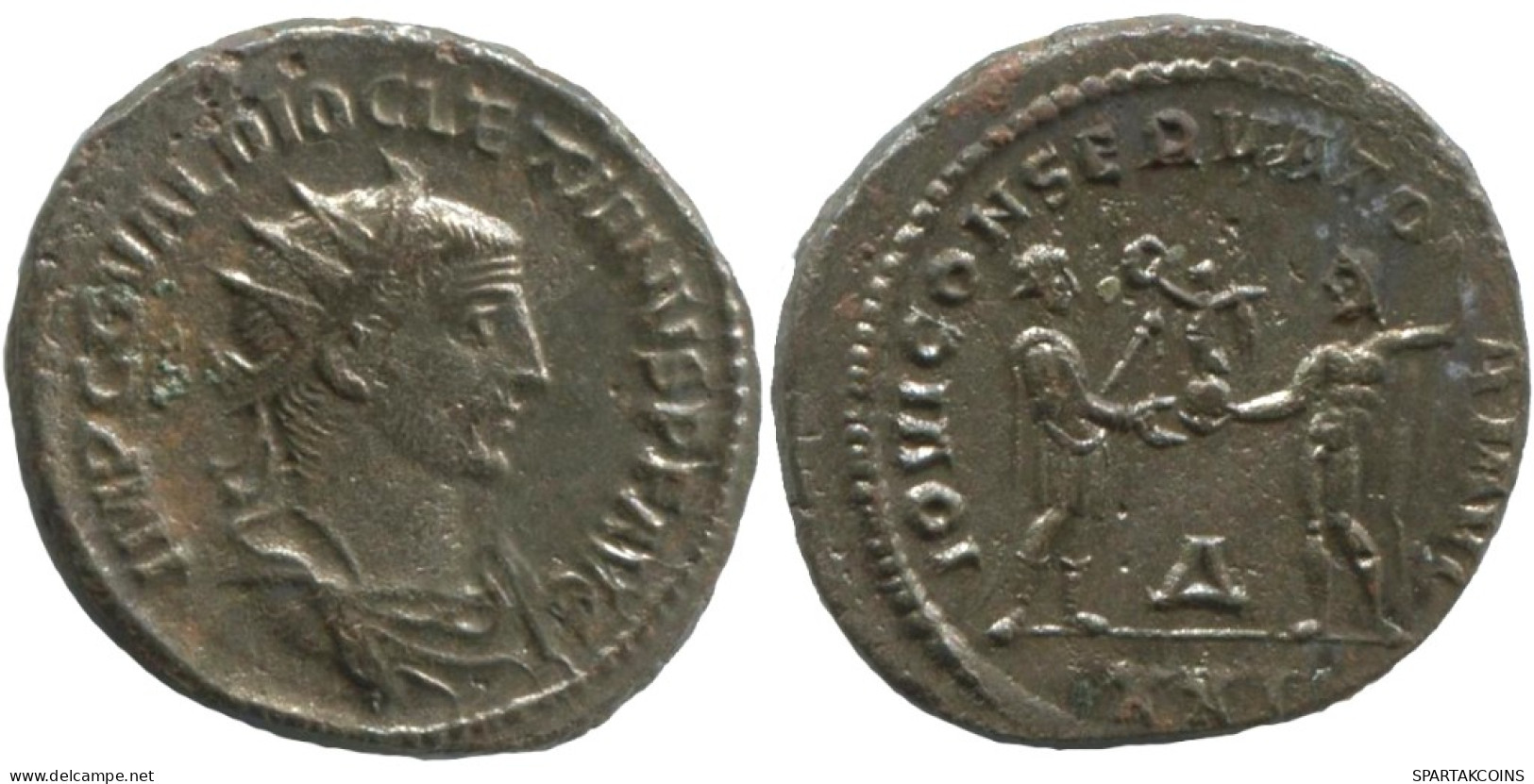 DIOCLETIAN ANTONINIANUS Antioch (?/XXI) AD287 IOVICONSERVATORI. #ANT1917.48.E.A - The Tetrarchy (284 AD To 307 AD)