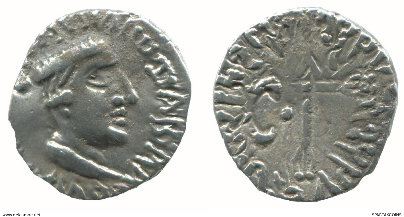 INDO-SKYTHIANS WESTERN KSHATRAPAS KING NAHAPANA AR DRACHM GREEK GRIECHISCHE Münze #AA413.40.D.A - Griegas