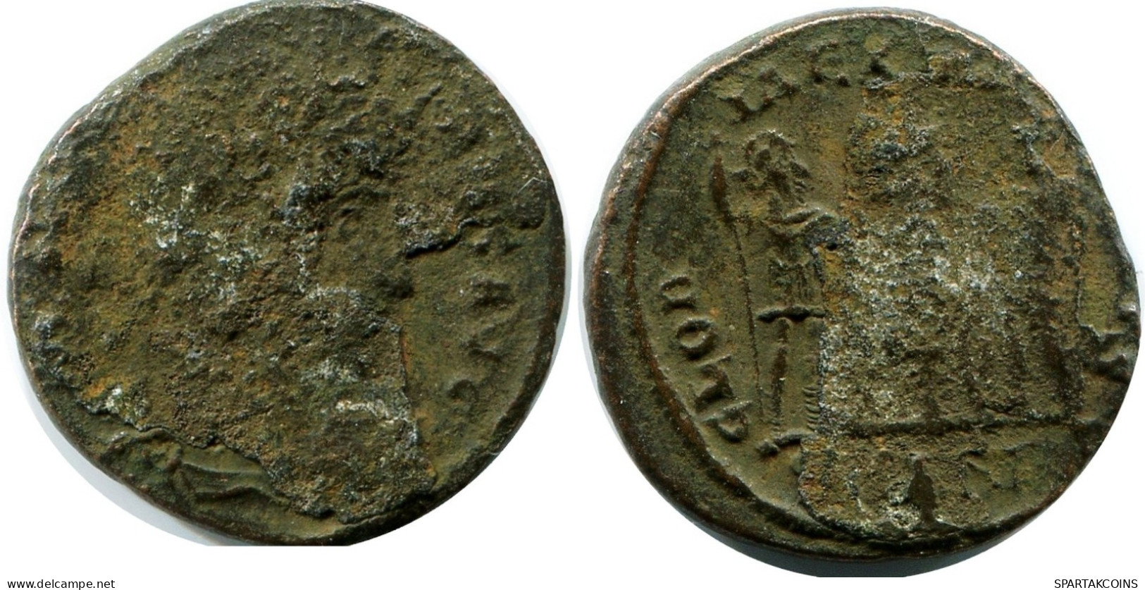 ROMAN Pièce MINTED IN ANTIOCH FROM THE ROYAL ONTARIO MUSEUM #ANC11305.14.F.A - El Imperio Christiano (307 / 363)