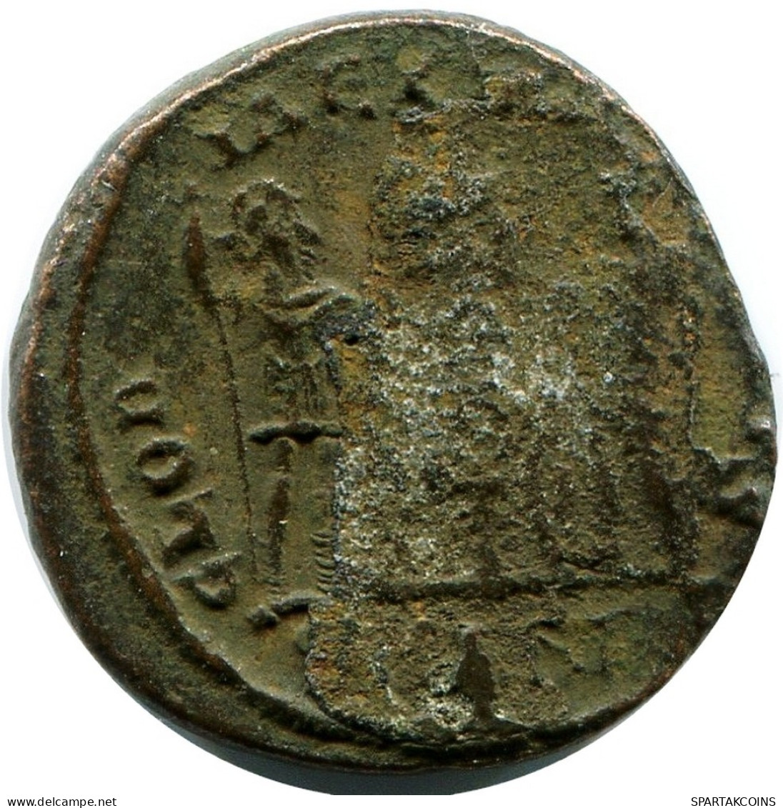 ROMAN Pièce MINTED IN ANTIOCH FROM THE ROYAL ONTARIO MUSEUM #ANC11305.14.F.A - El Impero Christiano (307 / 363)