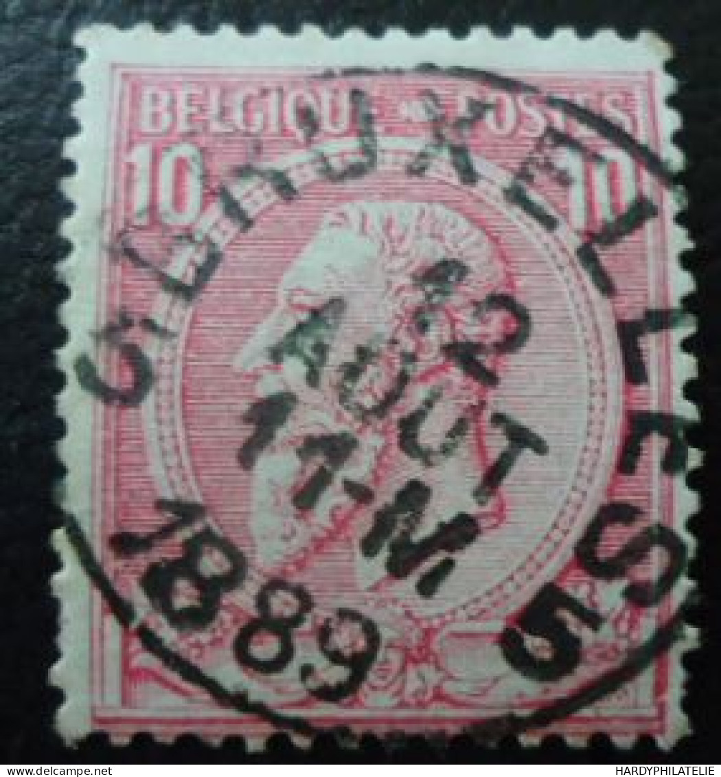 BELGIQUE N°46 Oblitéré - 1884-1891 Leopold II