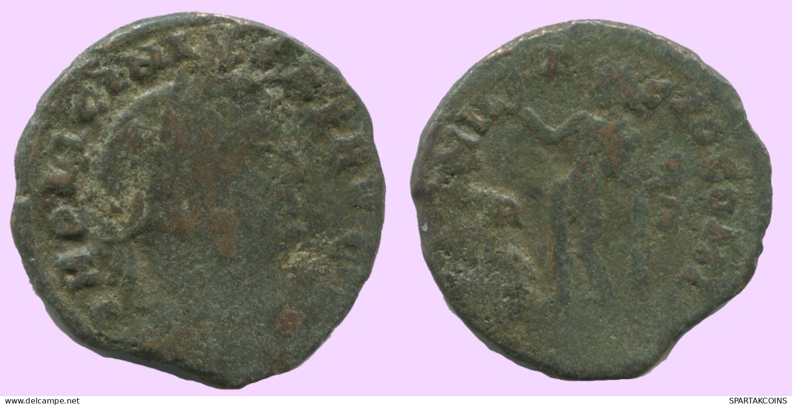 LATE ROMAN EMPIRE Follis Ancient Authentic Roman Coin 2.2g/18mm #ANT2099.7.U.A - La Fin De L'Empire (363-476)