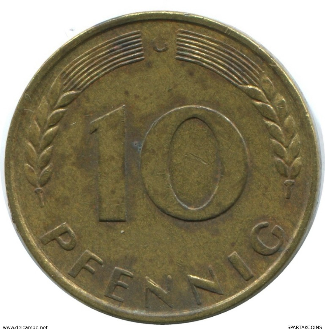 10 PFENNIG 1950 C BRD DEUTSCHLAND Münze GERMANY #AD841.9.D.A - 10 Pfennig