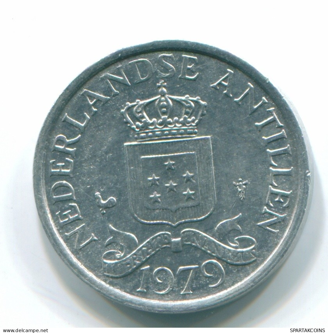 1 CENT 1979 NIEDERLÄNDISCHE ANTILLEN Aluminium Koloniale Münze #S11172.D.A - Niederländische Antillen