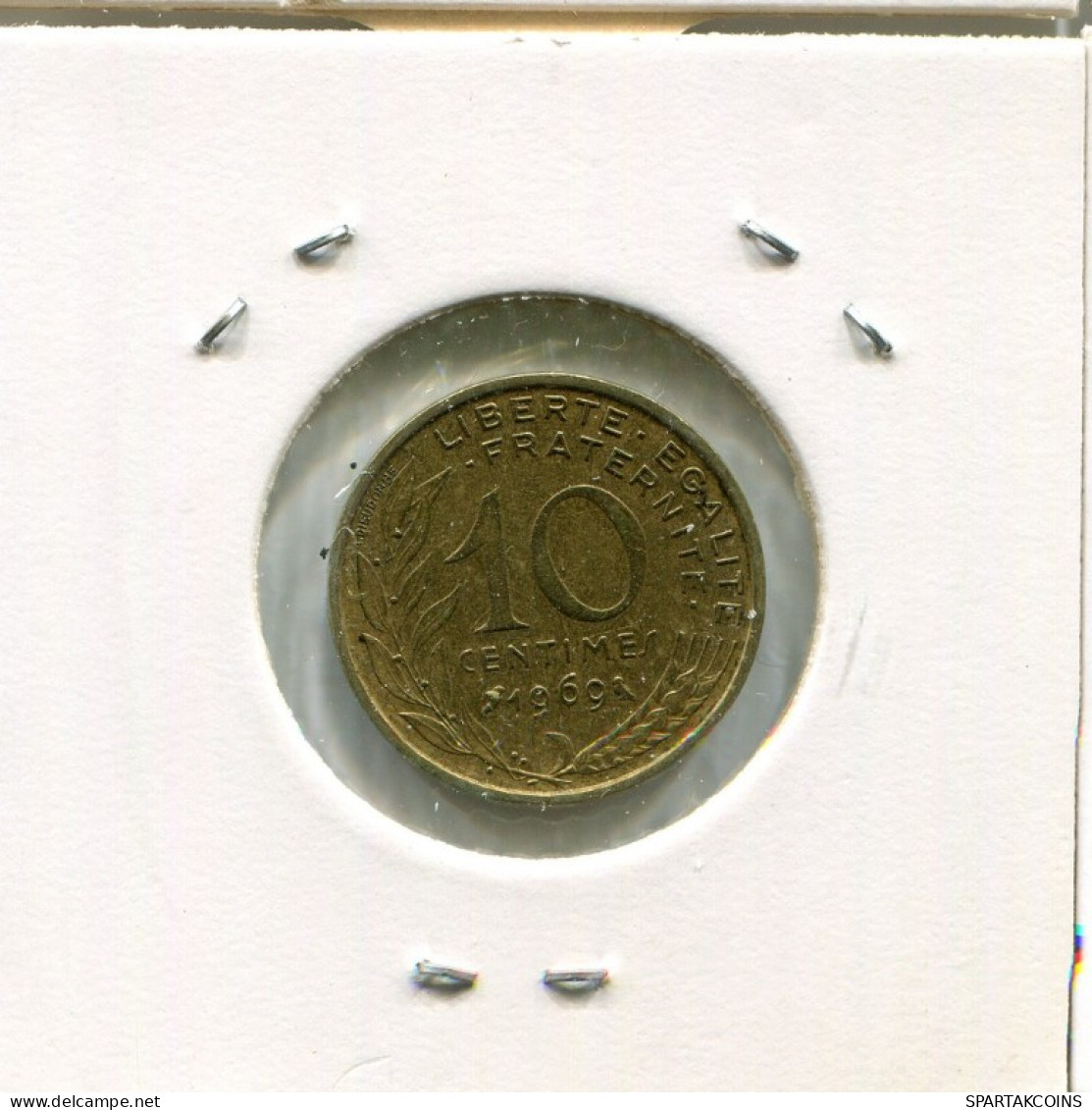 10 CENTIMES 1969 FRANCE Coin French Coin #AN837.U.A - 10 Centimes