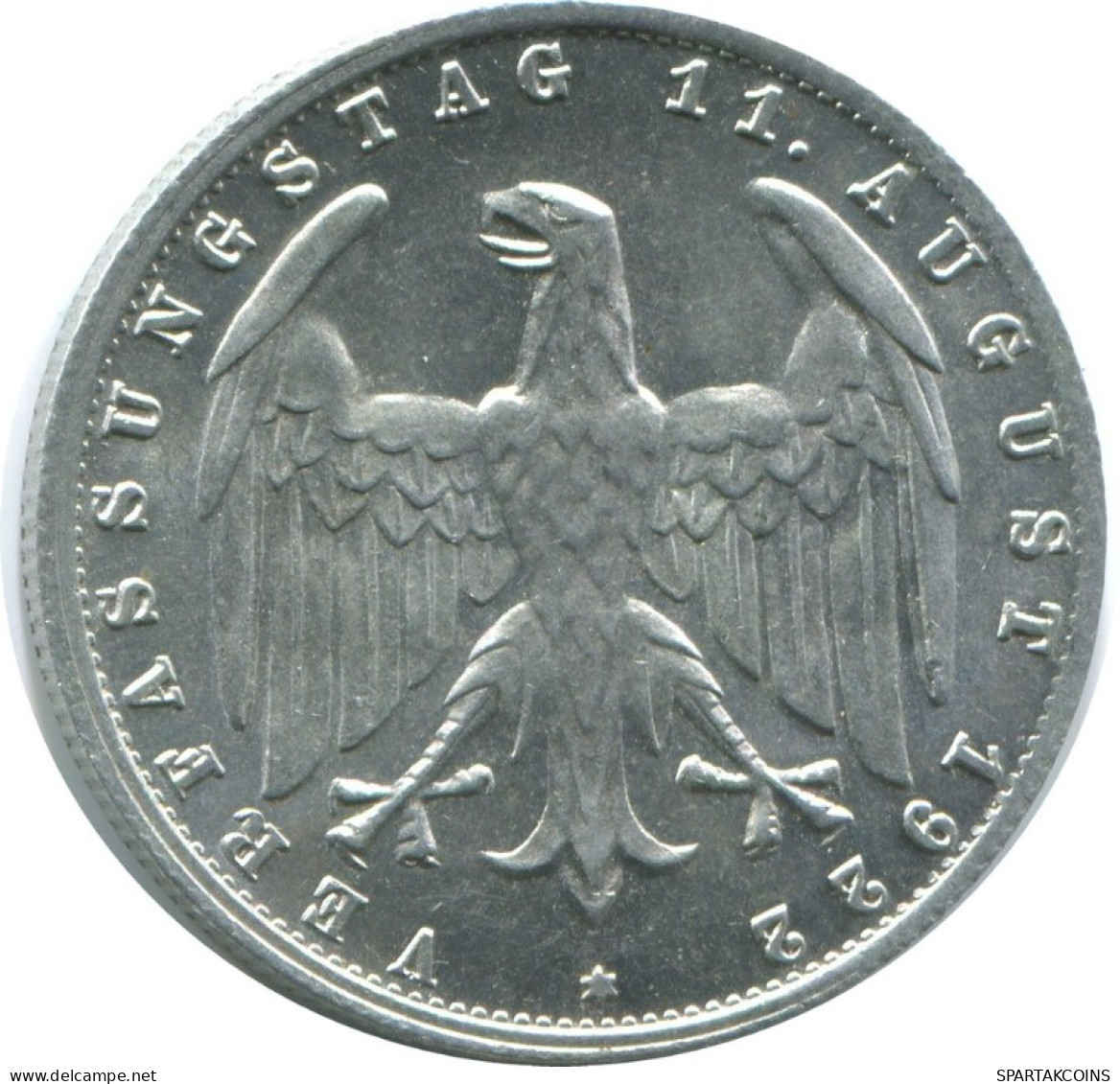 3 MARK 1922 J ALEMANIA Moneda GERMANY #AE440.E.A - 3 Marcos & 3 Reichsmark