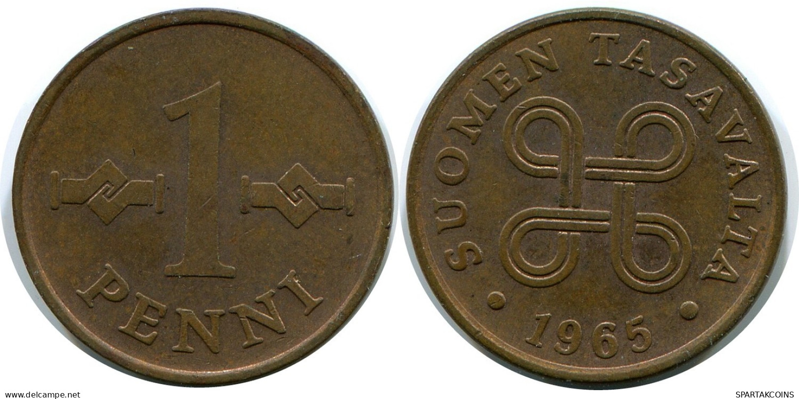 1 PENNI 1965 FINLAND Coin #AR911.U.A - Finlande