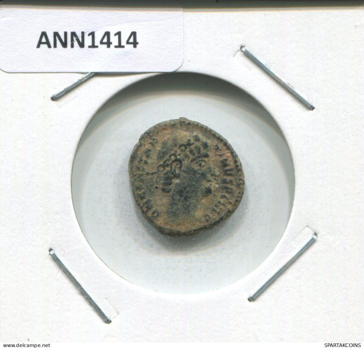 CONSTANTINUS I GLORIA EXERCITVS TWO SOLDIERS 1.8g/16mm #ANN1414.10.U.A - L'Empire Chrétien (307 à 363)