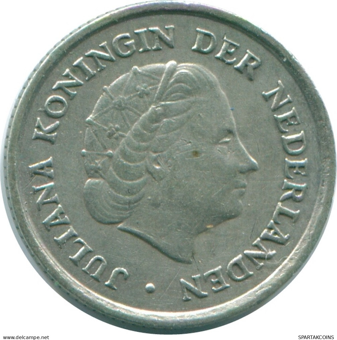 1/10 GULDEN 1966 ANTILLAS NEERLANDESAS PLATA Colonial Moneda #NL12927.3.E.A - Netherlands Antilles