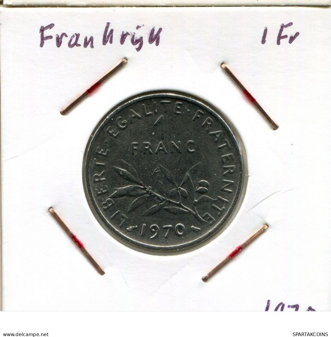 1 FRANC 1970 FRANCE Pièce Française #AM567.F.A - 1 Franc