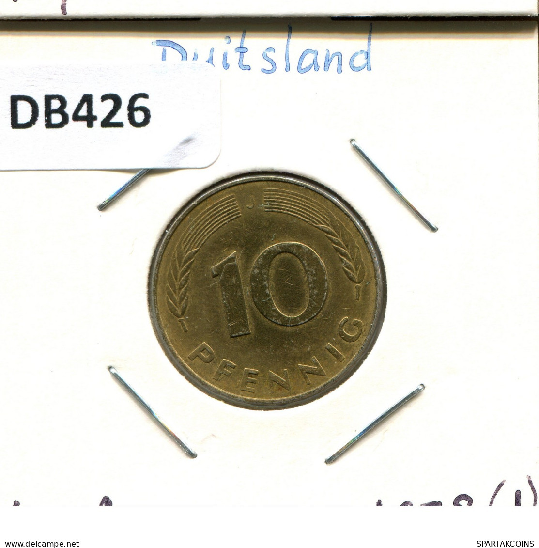 10 PFENNIG 1978 J BRD DEUTSCHLAND Münze GERMANY #DB426.D.A - 10 Pfennig