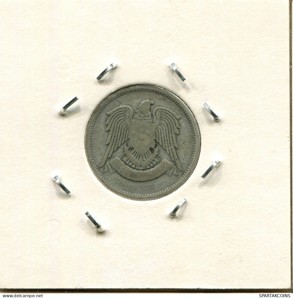 25 QIRSH 1947 SYRIA SILVER Islamic Coin #AS015.U.A - Syrië