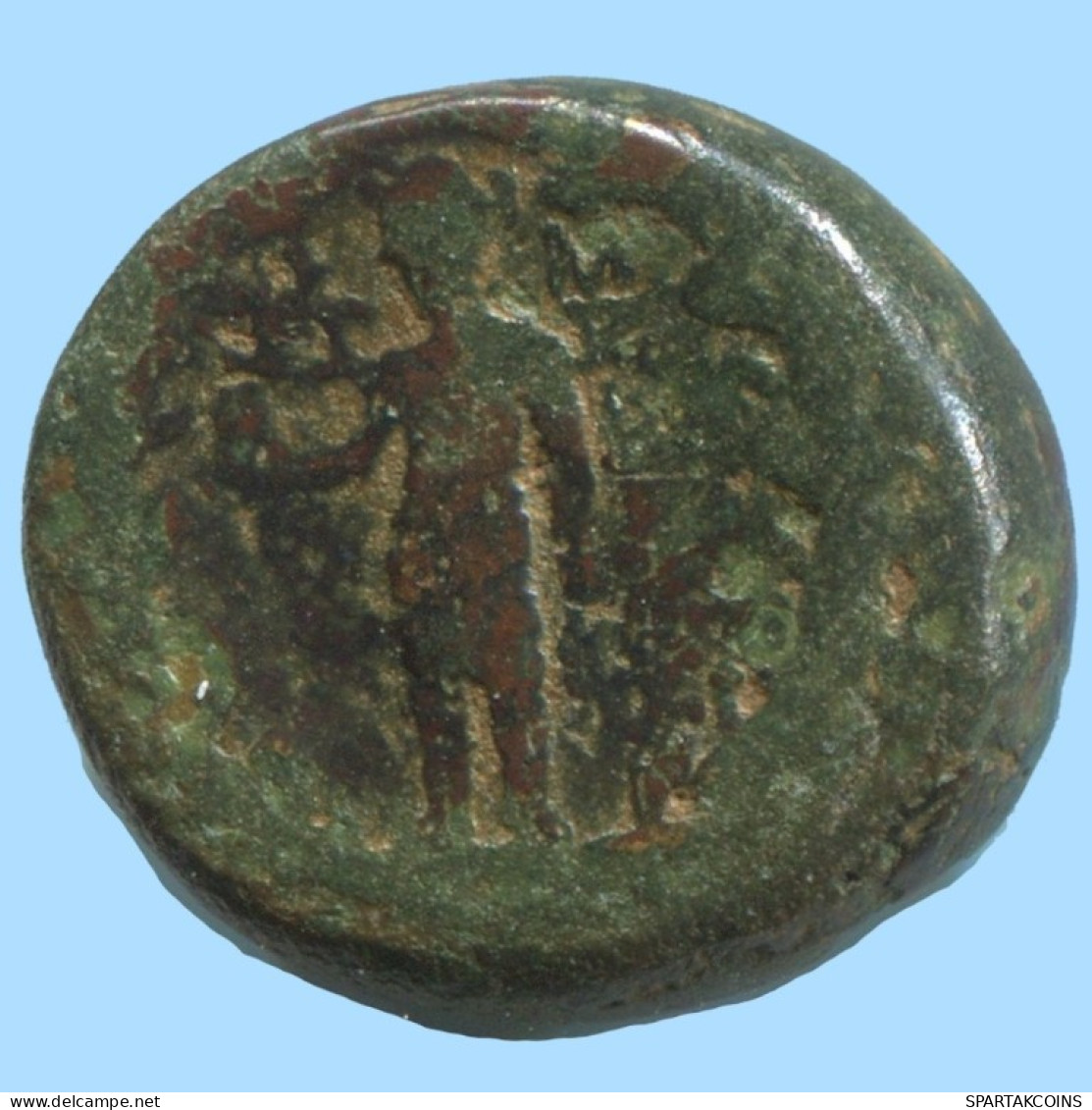 GENUINE ANTIKE GRIECHISCHE Münze 5.3g/16mm #AG013.12.D.A - Griechische Münzen