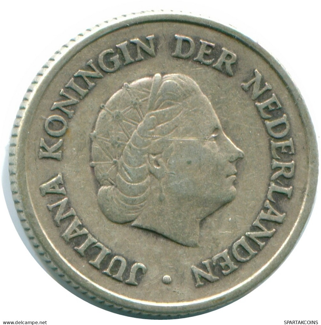 1/4 GULDEN 1960 NETHERLANDS ANTILLES SILVER Colonial Coin #NL11099.4.U.A - Antille Olandesi