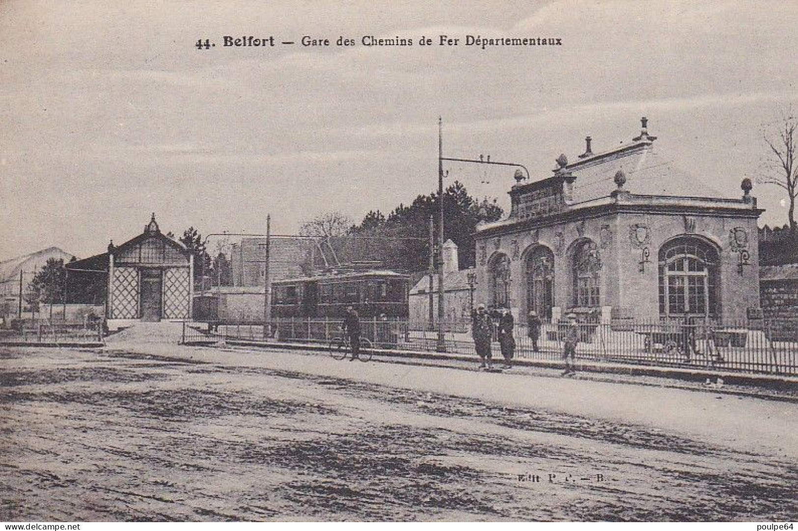 La Gare Des Chemins De Fer  Départementaux : Vue Intérieure - Belfort - Stad