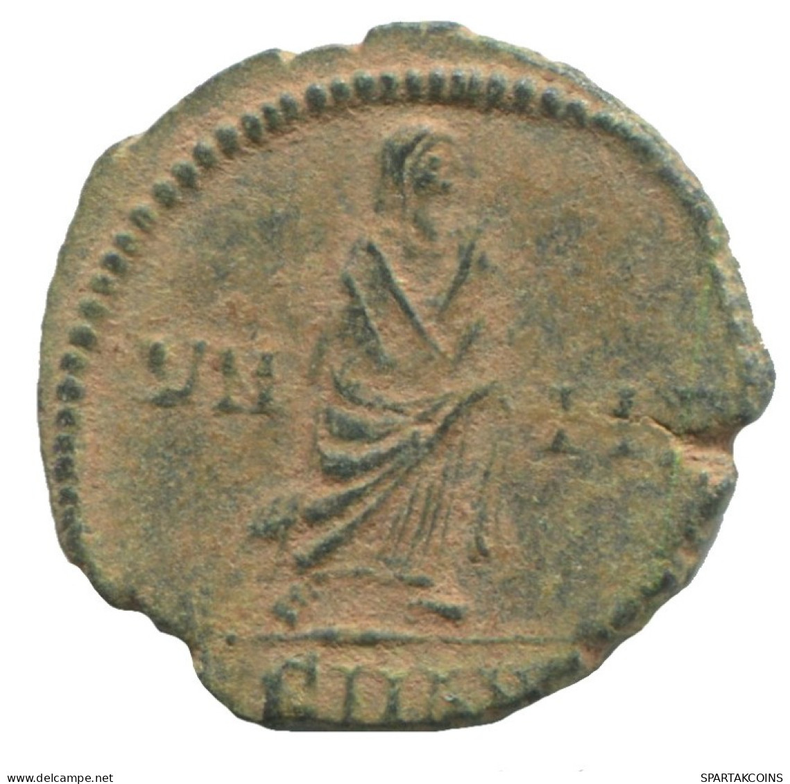 CONSTANTIUS II ARELATUM CON AD347-348 VN MR 1.4g/16mm #ANN1588.10.D.A - The Christian Empire (307 AD To 363 AD)