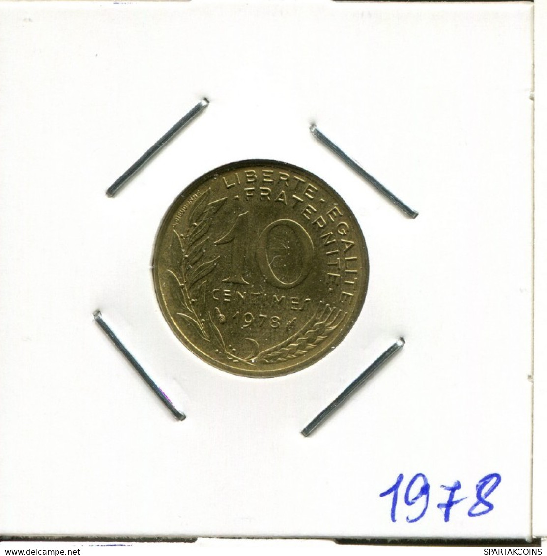 10 CENTIMES 1978 FRANCIA FRANCE Moneda #AK868.E.A - 10 Centimes