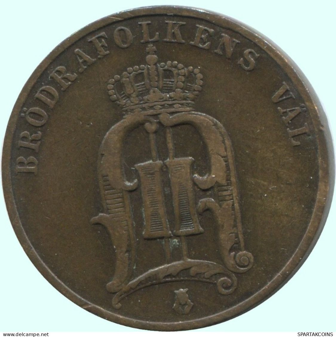 2 ORE 1888 SCHWEDEN SWEDEN Münze #AC909.2.D.A - Suède
