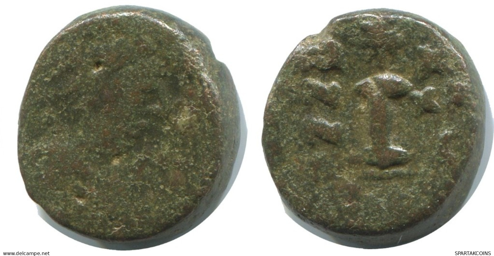 DECANUMMI Authentique ORIGINAL Antique BYZANTIN Pièce 4.3g/15mm #AB422.9.F.A - Byzantinische Münzen