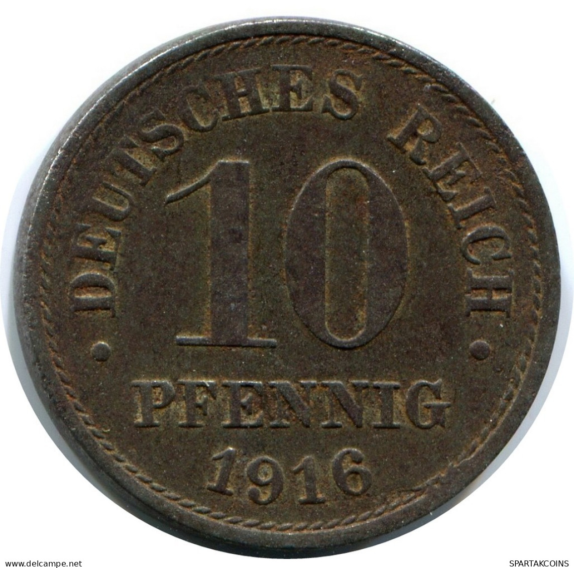 10 PFENNIG 1916 A ALEMANIA Moneda GERMANY #AW970.E.A - 10 Pfennig