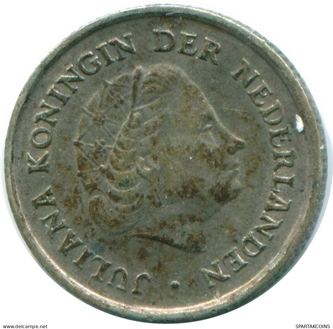 1/10 GULDEN 1960 ANTILLAS NEERLANDESAS PLATA Colonial Moneda #NL12352.3.E.A - Antilles Néerlandaises