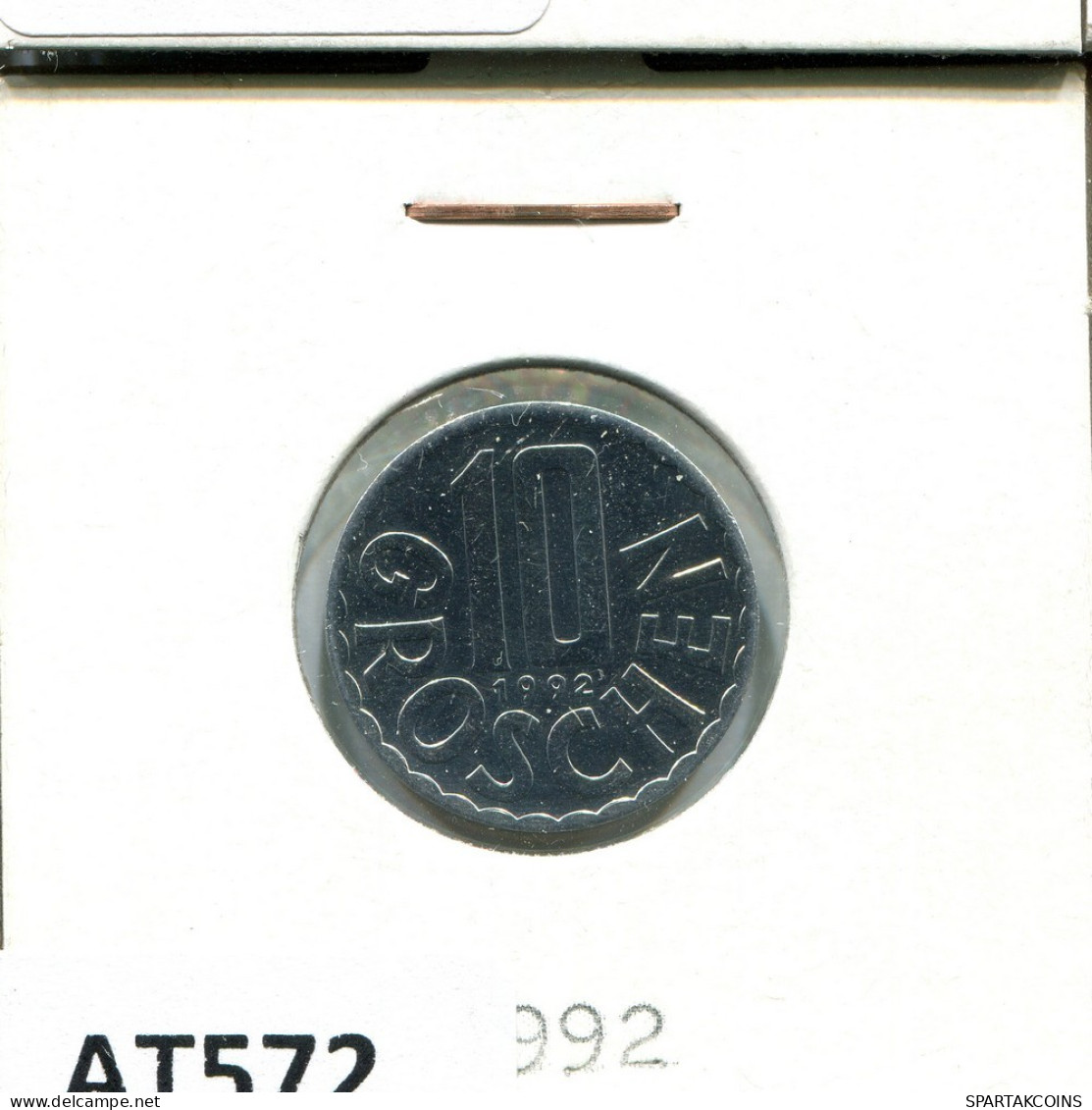 10 GROSCHEN 1992 AUSTRIA Coin #AT572.U.A - Autriche