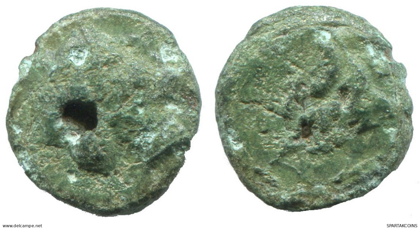 Antike Authentische Original GRIECHISCHE Münze 1.1g/13mm #NNN1488.9.D.A - Greek