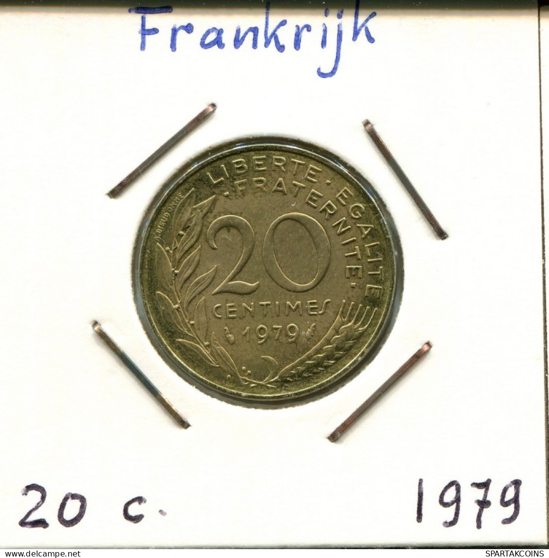 20 CENTIMES 1979 FRANKREICH FRANCE Französisch Münze #AM175.D.A - 20 Centimes