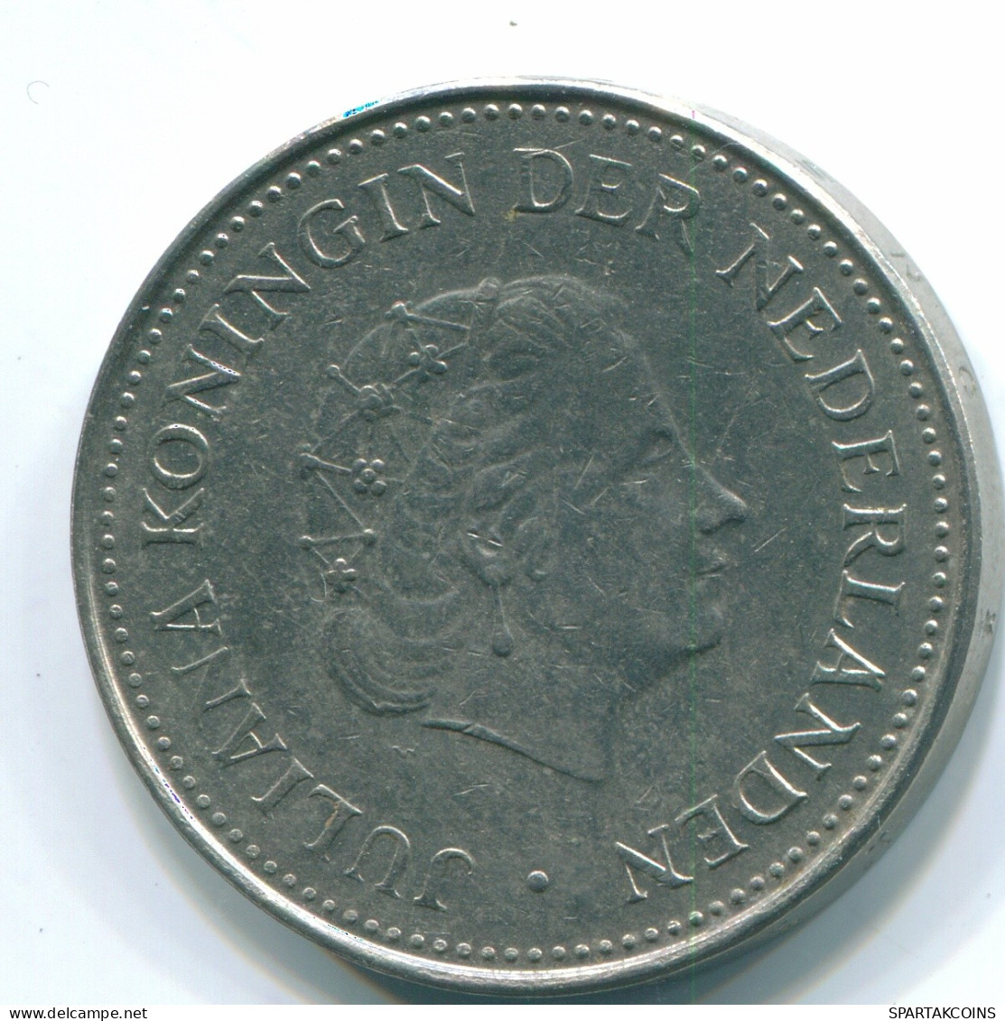 1 GULDEN 1971 NETHERLANDS ANTILLES Nickel Colonial Coin #S11929.U.A - Antilles Néerlandaises