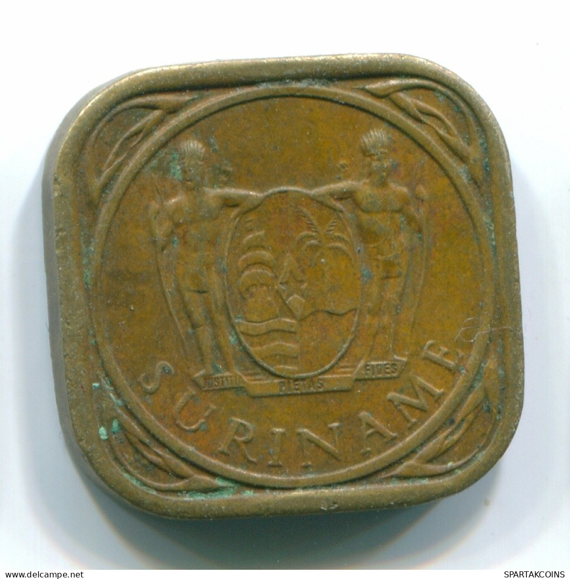 5 CENTS 1972 SURINAME Netherlands Nickel-Brass Colonial Coin #S12906.U.A - Surinam 1975 - ...