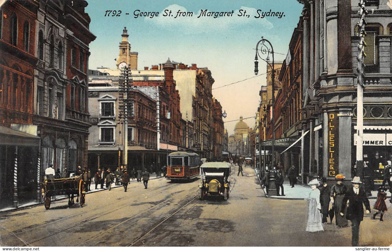 CPA AUSTRALIE / GEORGE St.FROM MARGARET St.SYDNEY - Sonstige & Ohne Zuordnung