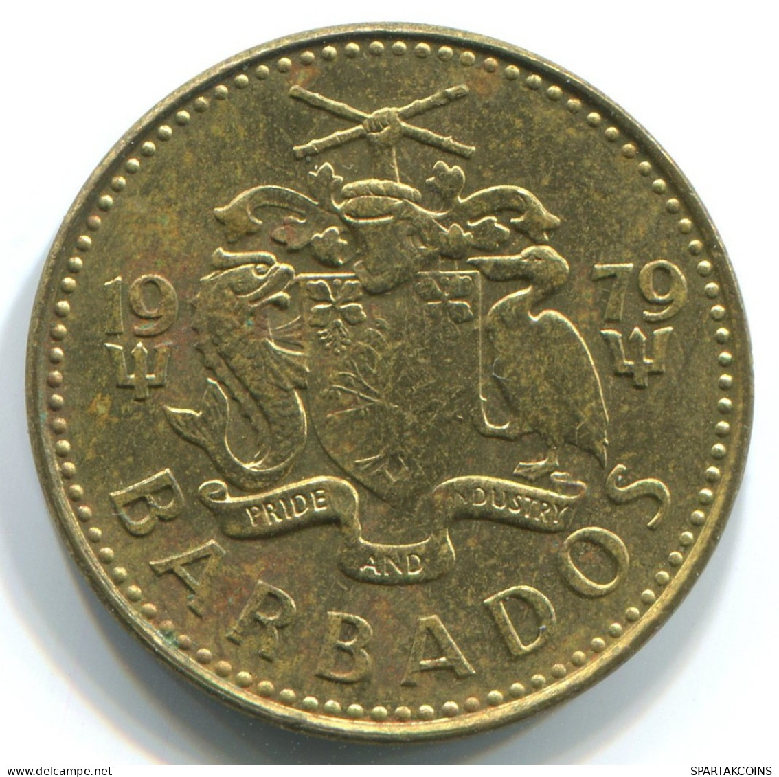 5 CENTS 1979 BARBADOS Moneda #WW1162.E.A - Barbades