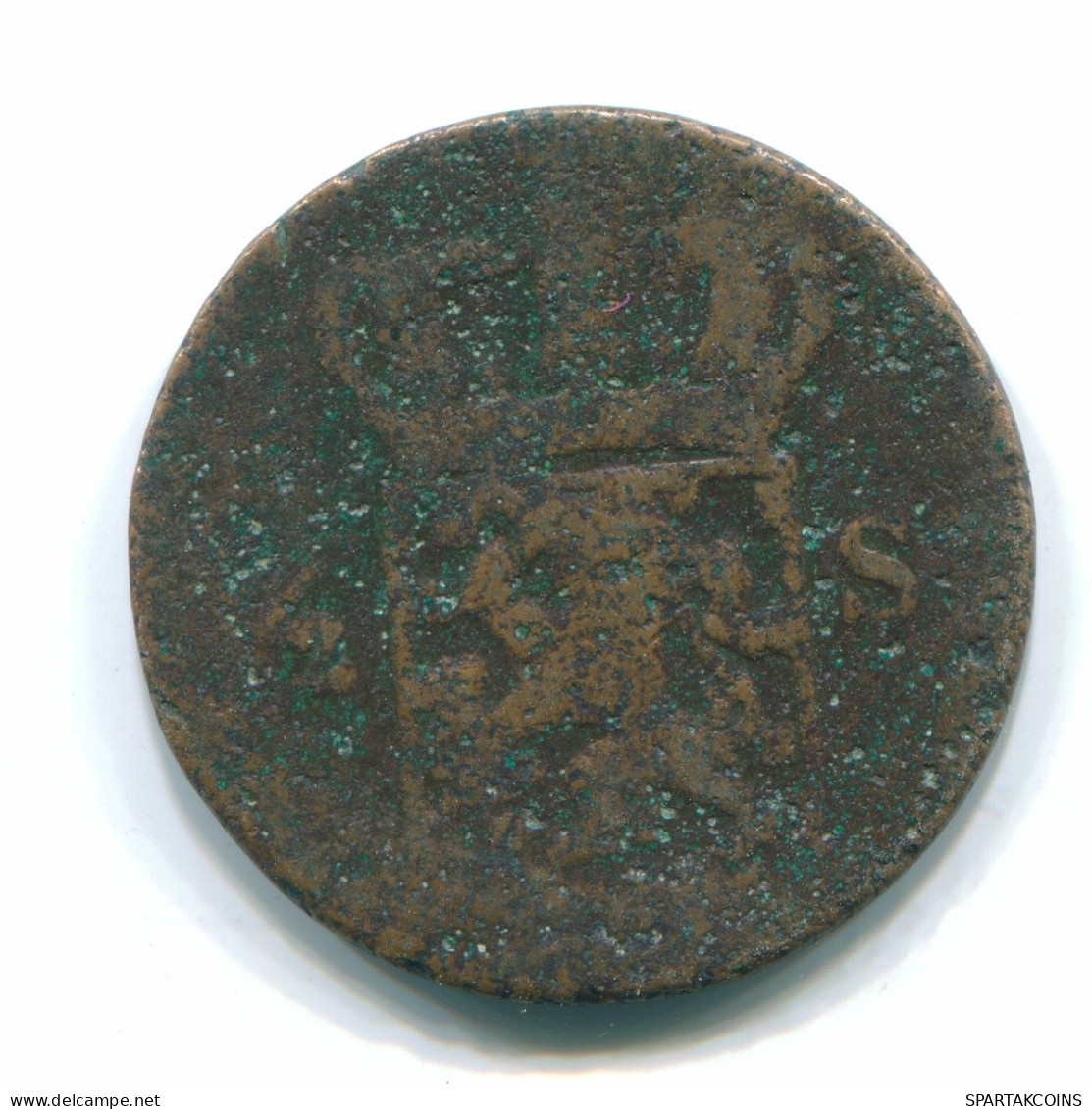 1/2 STUIVER 1823 SUMATRA NETHERLANDS EAST INDIES Colonial Coin #S11826.U.A - Indes Neerlandesas