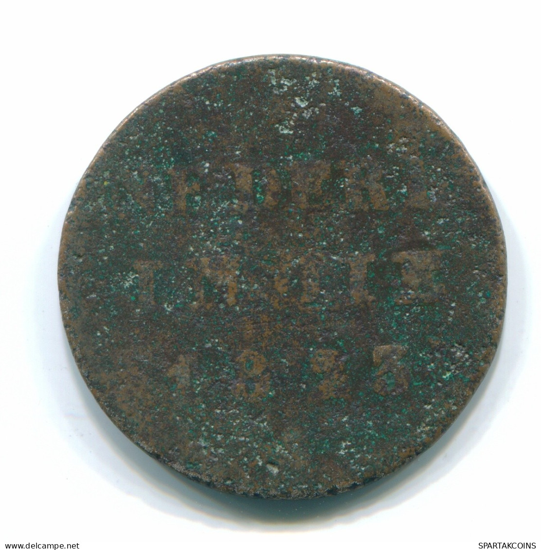 1/2 STUIVER 1823 SUMATRA NETHERLANDS EAST INDIES Colonial Coin #S11826.U.A - Indie Olandesi