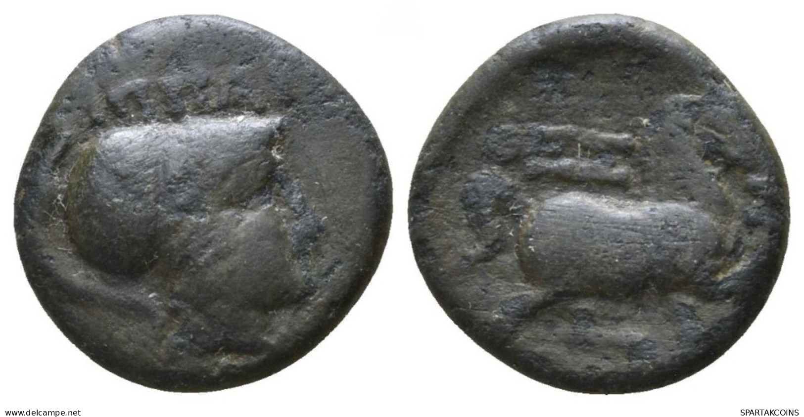 THESSALIAN LEAGUE ATHENA HORSE Authentic GREEK Coin 3.7g/15mm #ANT1254.15.U.A - Grecques