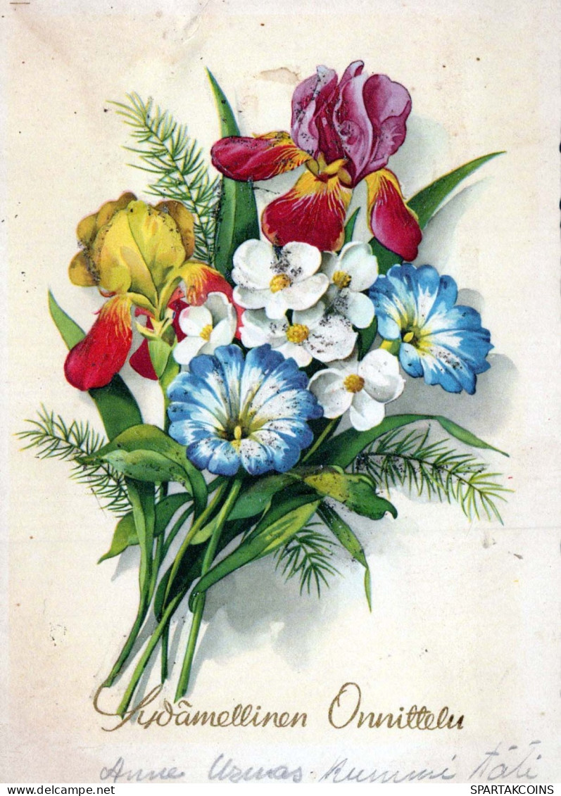 FLOWERS Vintage Ansichtskarte Postkarte CPSM #PAR157.A - Flowers