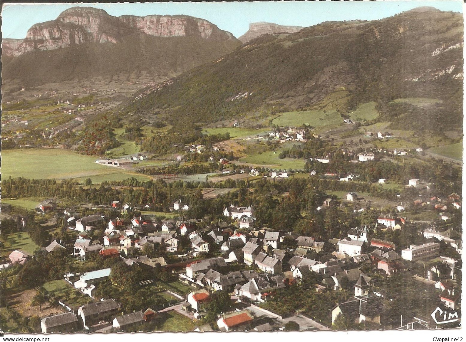 CHALLES-LES-EAUX (73) Vue Générale Aérienne En 1966  CPSM GF - Autres & Non Classés