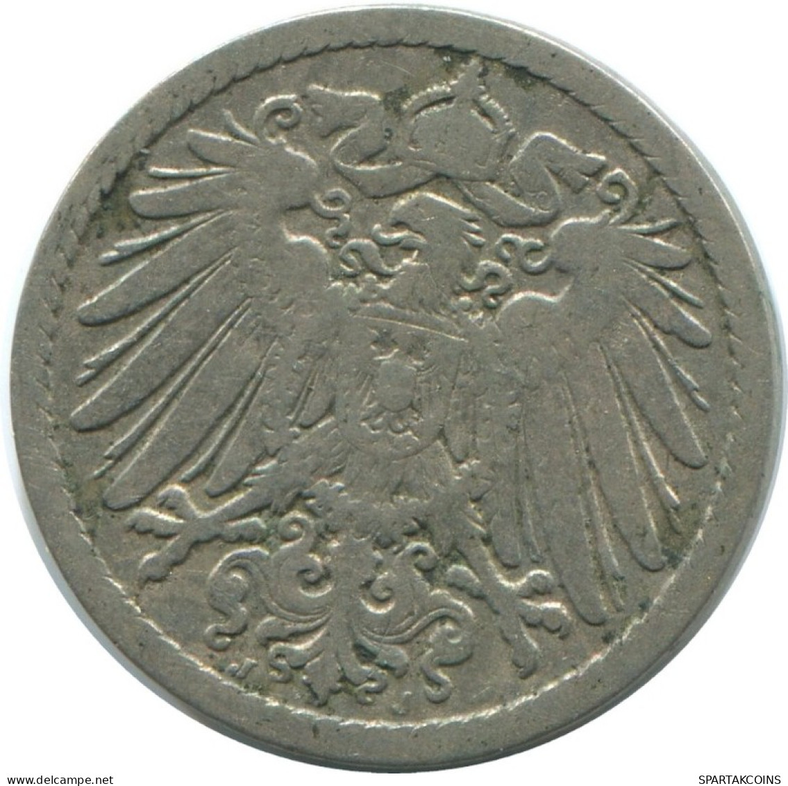 5 PFENNIG 1893 J DEUTSCHLAND Münze GERMANY #AE664.D.A - 5 Pfennig