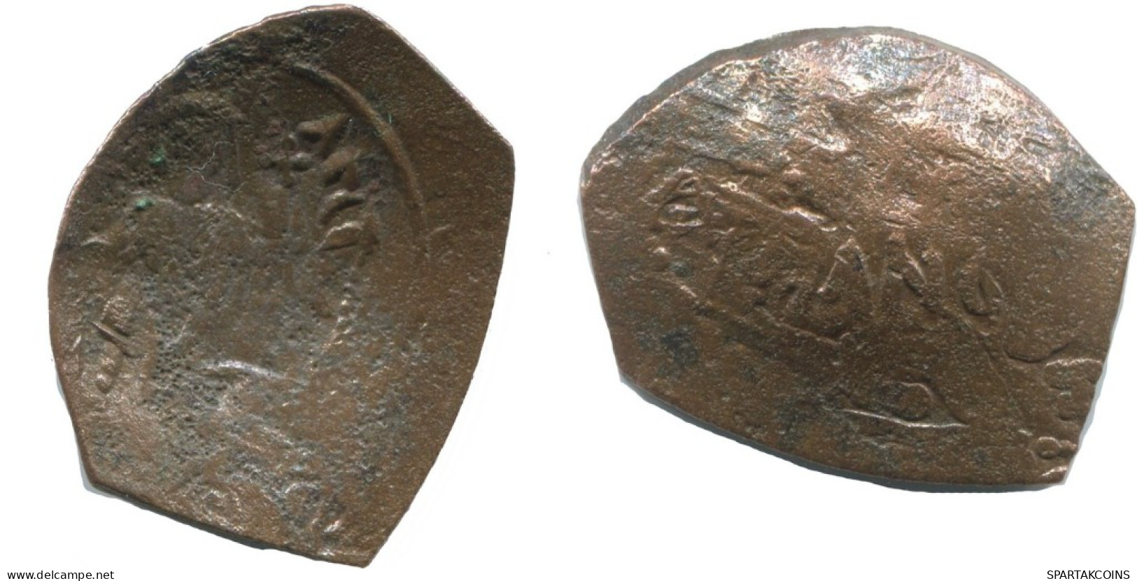 TRACHY BYZANTINISCHE Münze  EMPIRE Antike Authentisch Münze 1.3g/20mm #AG662.4.D.A - Bizantine