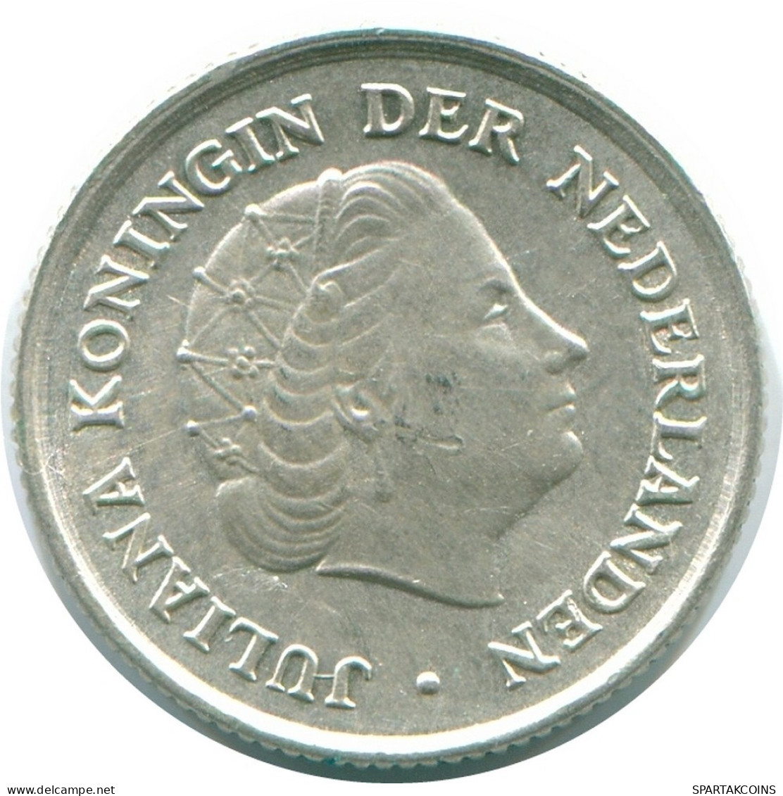 1/10 GULDEN 1963 NETHERLANDS ANTILLES SILVER Colonial Coin #NL12458.3.U.A - Antillas Neerlandesas