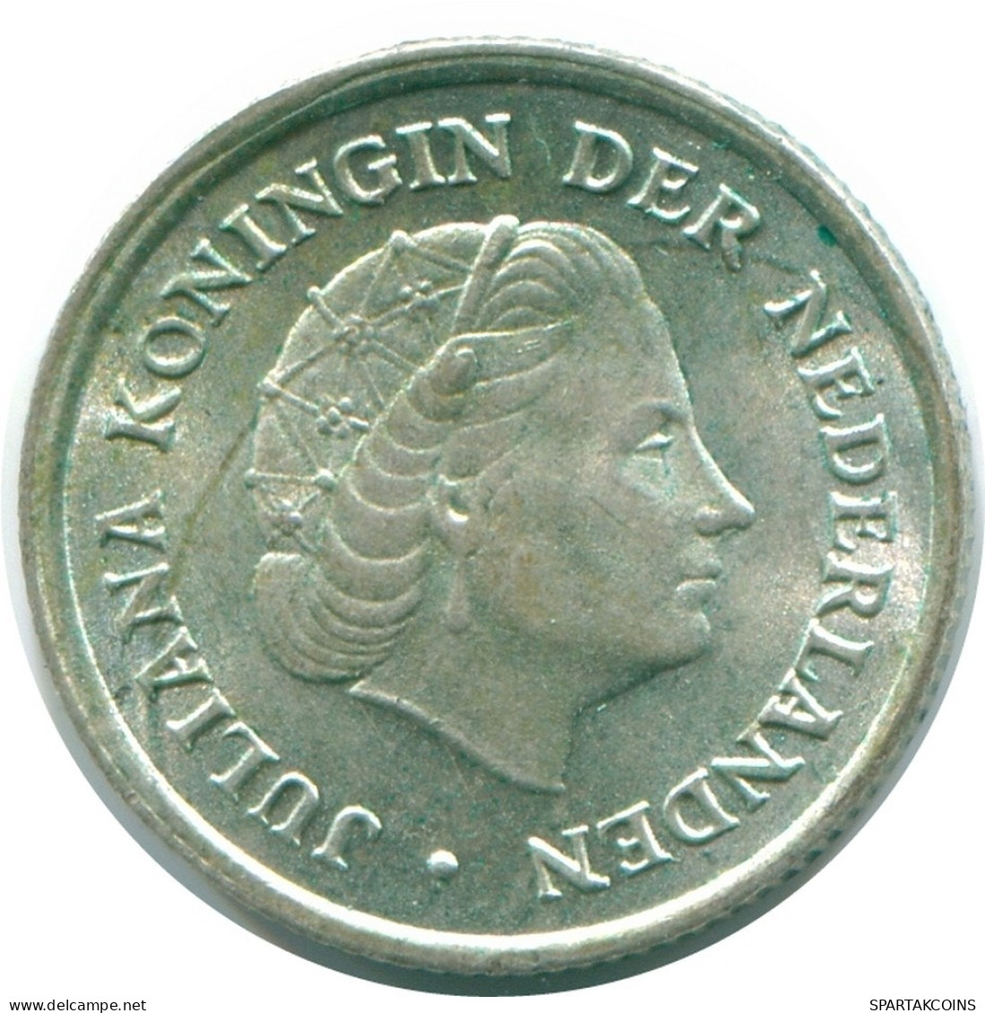 1/10 GULDEN 1970 ANTILLAS NEERLANDESAS PLATA Colonial Moneda #NL12963.3.E.A - Antille Olandesi