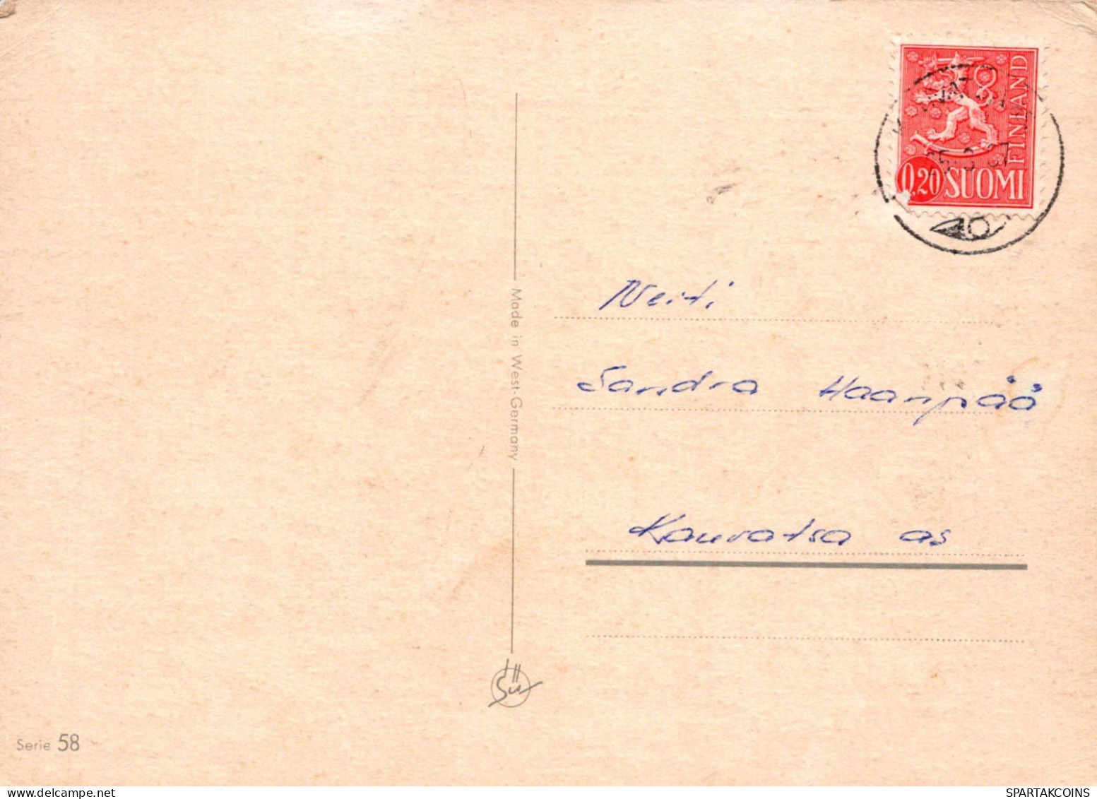 EASTER CHICKEN EGG Vintage Postcard CPSM #PBP047.A - Pâques