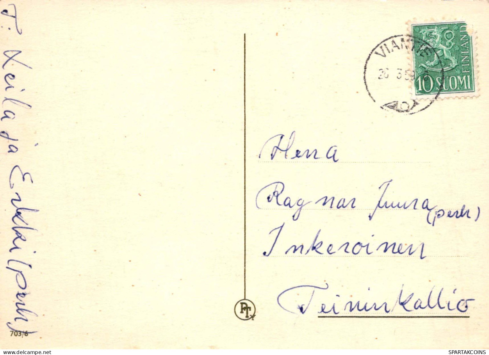 PASCUA POLLO HUEVO Vintage Tarjeta Postal CPSM #PBO897.A - Pâques