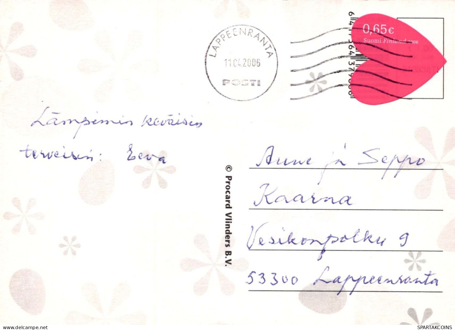 PASQUA POLLO UOVO Vintage Cartolina CPSM #PBO823.A - Ostern