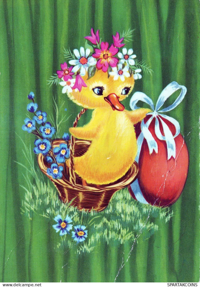 EASTER EGG Vintage Postcard CPSM #PBO196.A - Easter