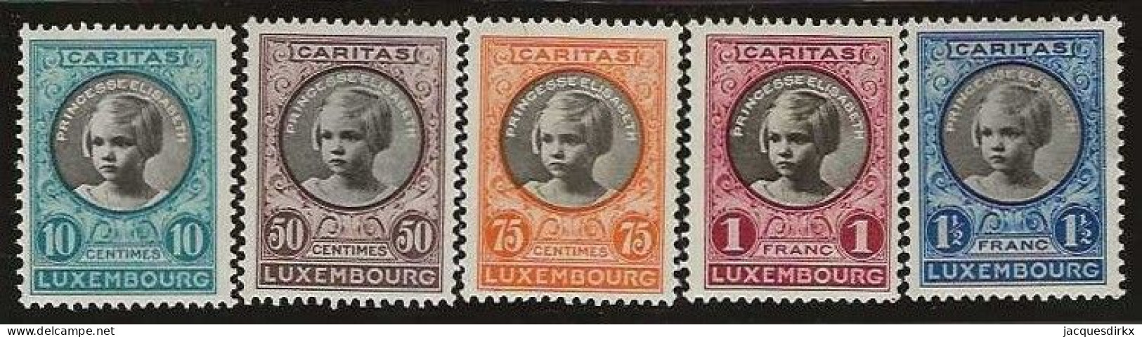 Luxembourg  .  Y&T   .   192/196   .   **    .    Neuf Avec Gomme Et SANS Charnière - Unused Stamps