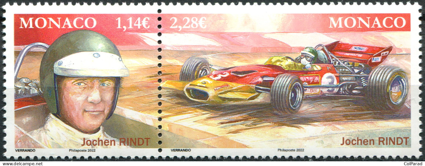 MONACO - 2022 - BLOCK MNH ** - Legendary Formula 1 Drivers - Jochen Rindt - Ungebraucht